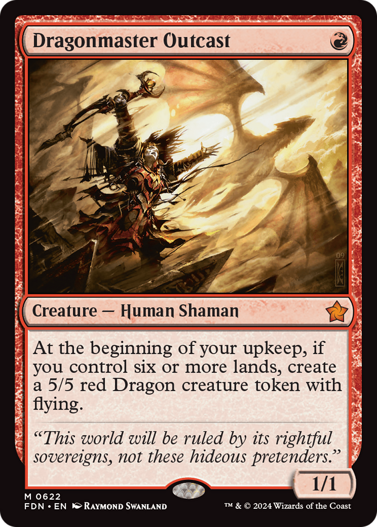 Dragonmaster Outcast [Foundations] | Boutique FDB TCG