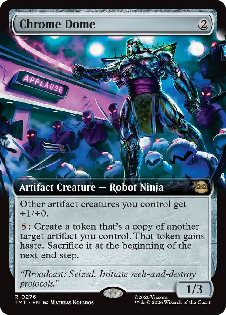 Chrome Dome (Extended Art) [Teenage Mutant Ninja Turtles] | Boutique FDB TCG