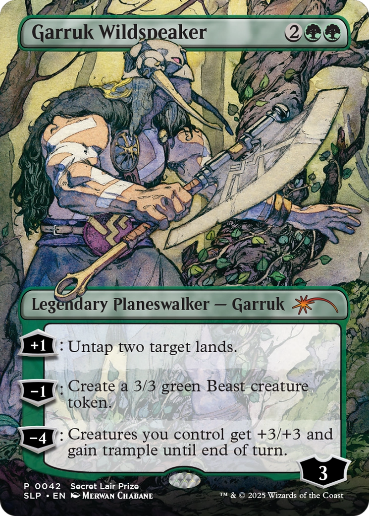 Garruk Wildspeaker [Secret Lair Showdown] | Boutique FDB TCG