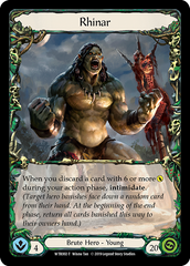 Rhinar // Seismic Surge [WTR002 // WTR075] (Welcome to Rathe)  1st Edition Normal | Boutique FDB TCG