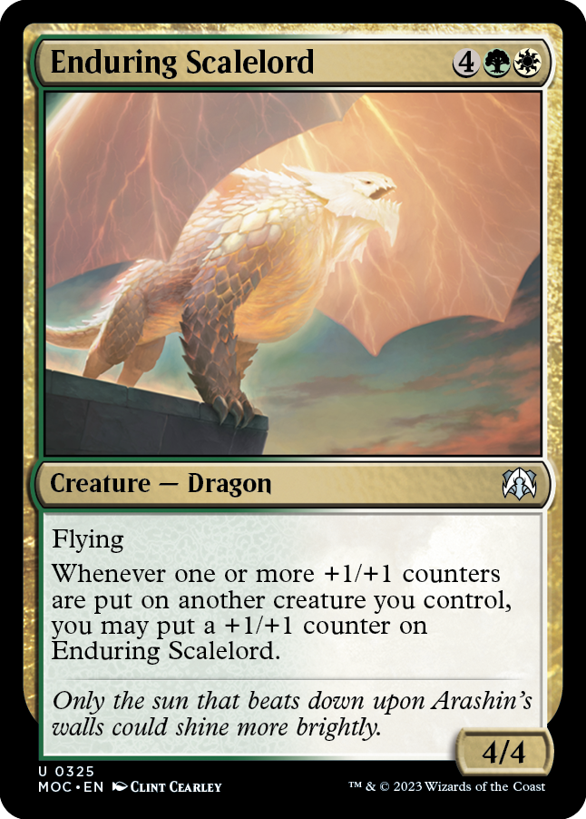 Enduring Scalelord [March of the Machine Commander] | Boutique FDB TCG