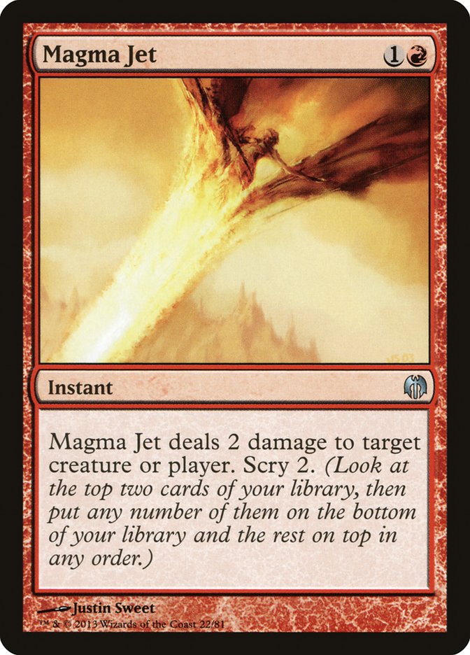 Magma Jet [Duel Decks: Heroes vs. Monsters] | Boutique FDB TCG