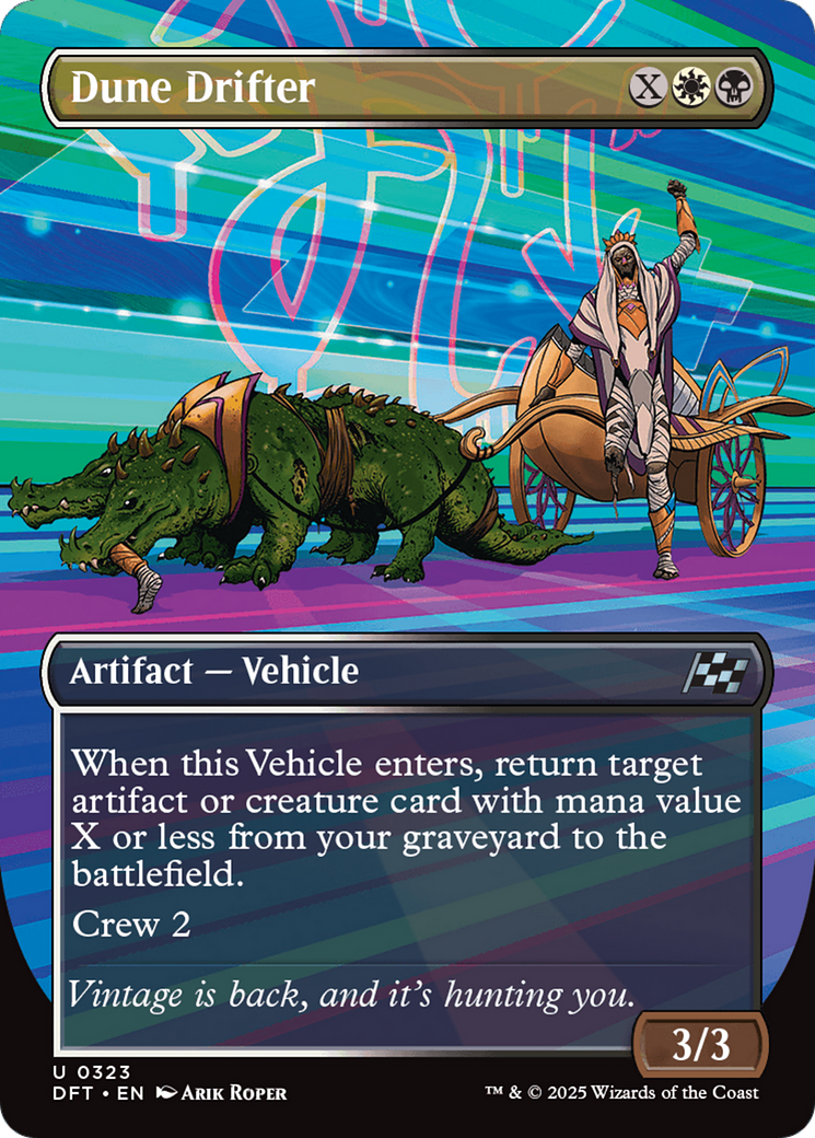 Dune Drifter (Borderless) [Aetherdrift] | Boutique FDB TCG