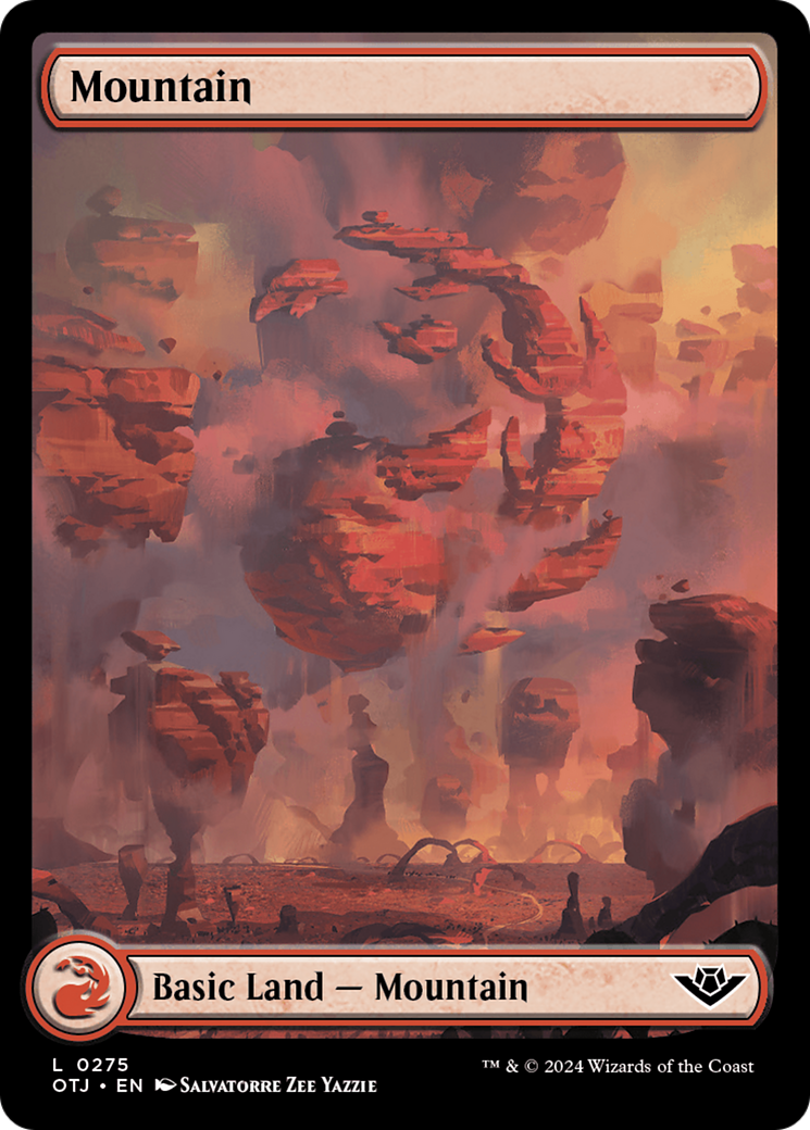 Mountain (0275) [Outlaws of Thunder Junction] | Boutique FDB TCG
