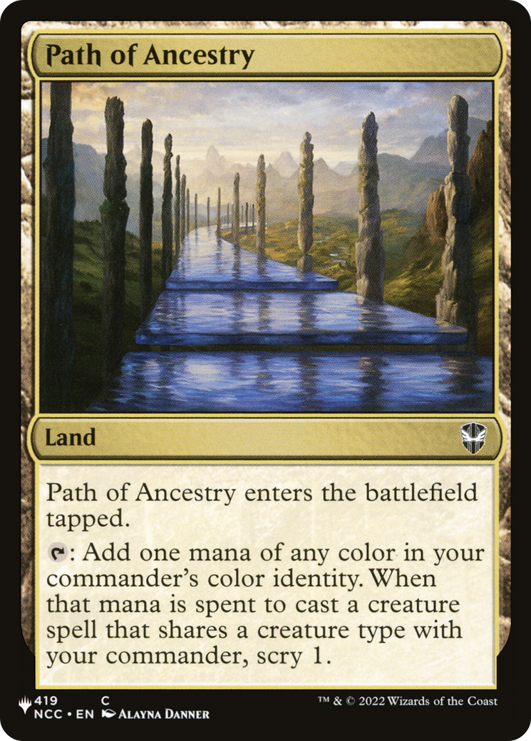 Path of Ancestry (NCC) [The List] | Boutique FDB TCG
