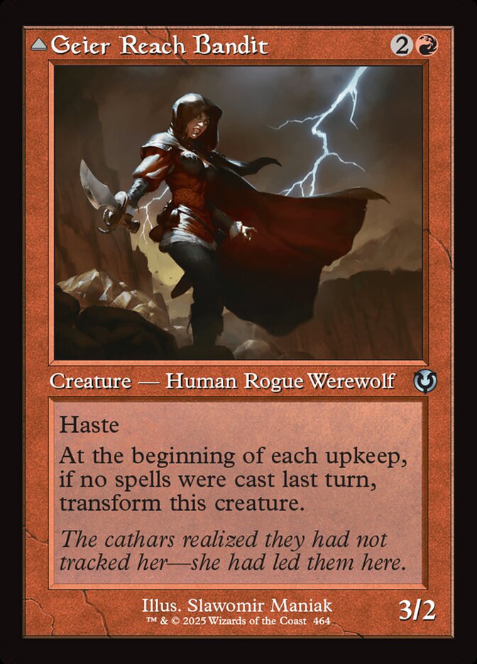 Geier Reach Bandit (Retro Frame) [Innistrad Remastered] | Boutique FDB TCG