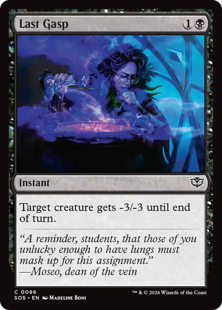 Last Gasp [Secrets of Strixhaven] | Boutique FDB TCG