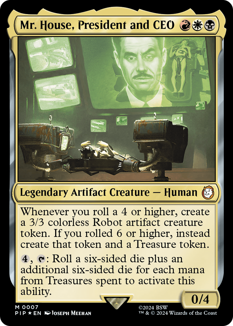 Mr. House, President and CEO [Fallout] | Boutique FDB TCG