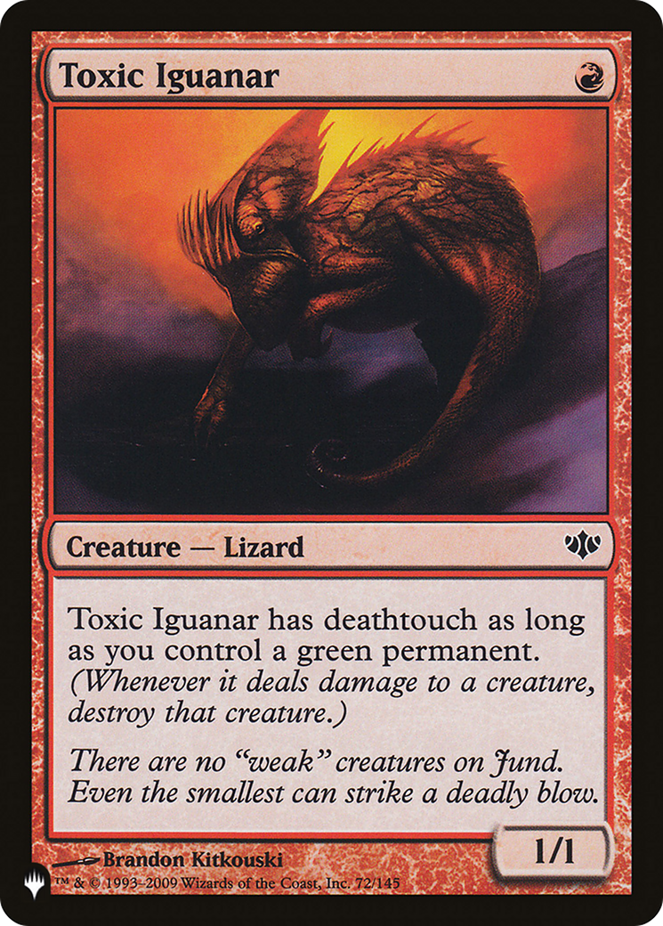 Toxic Iguanar [The List] | Boutique FDB TCG