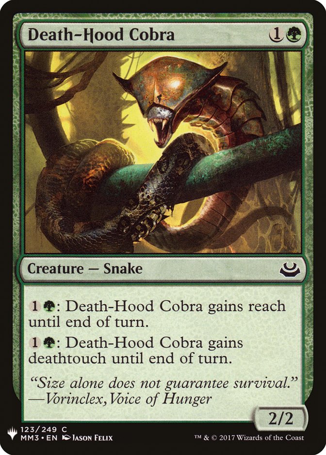 Death-Hood Cobra [Mystery Booster] | Boutique FDB TCG