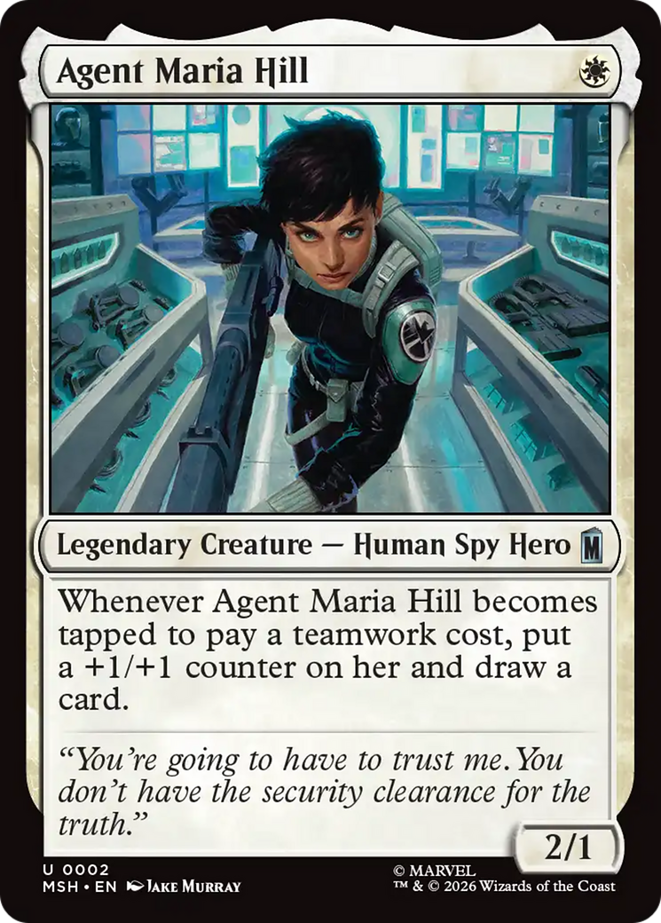 Agent Maria Hill [Marvel Super Heroes] | Boutique FDB TCG