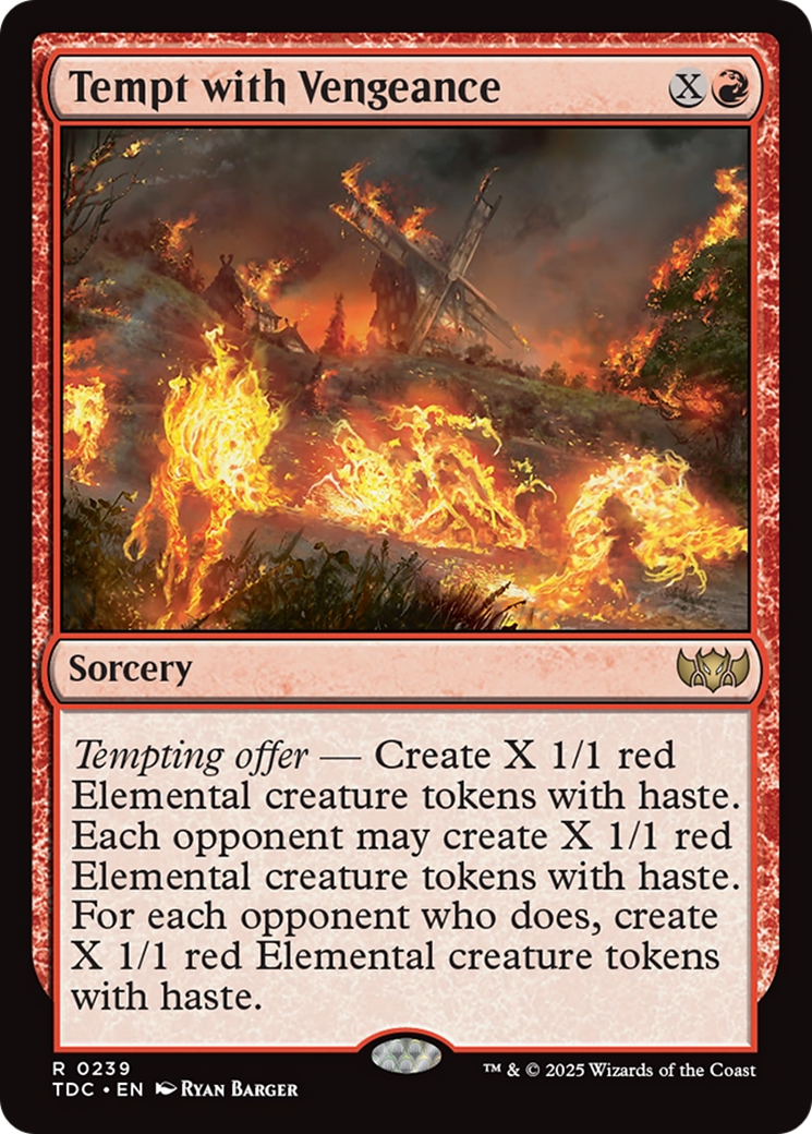 Tempt with Vengeance [Tarkir: Dragonstorm Commander] | Boutique FDB TCG
