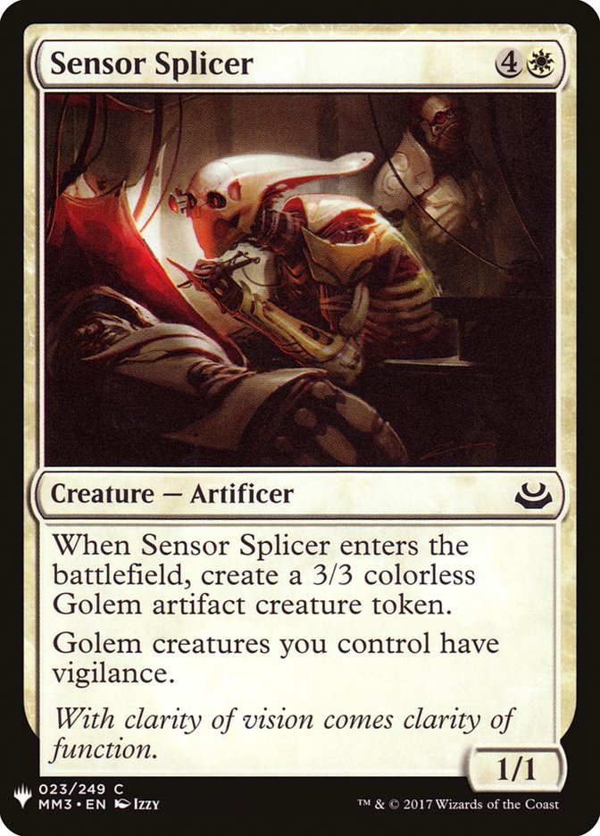 Sensor Splicer [Mystery Booster] | Boutique FDB TCG