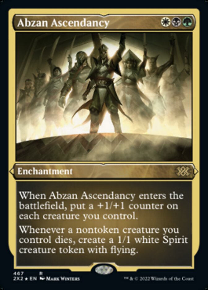 Abzan Ascendancy (Foil Etched) [Double Masters 2022] | Boutique FDB TCG