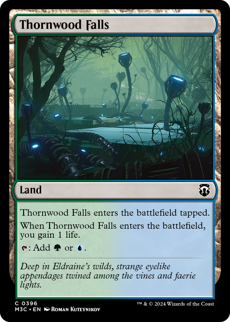 Thornwood Falls (Ripple Foil) [Modern Horizons 3 Commander] | Boutique FDB TCG