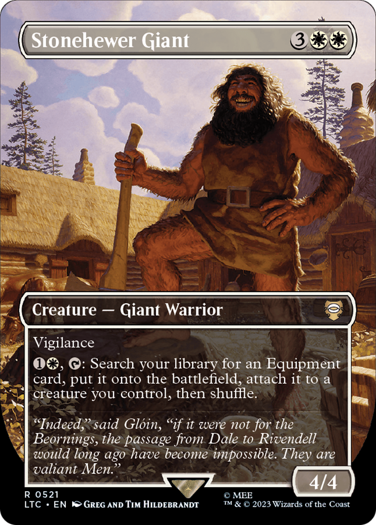 Stonehewer Giant (Borderless) [The Lord of the Rings: Tales of Middle-Earth Commander] | Boutique FDB TCG