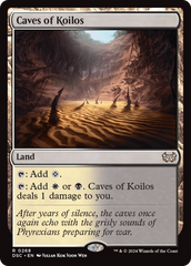 Caves of Koilos [Duskmourn: House of Horror Commander] | Boutique FDB TCG