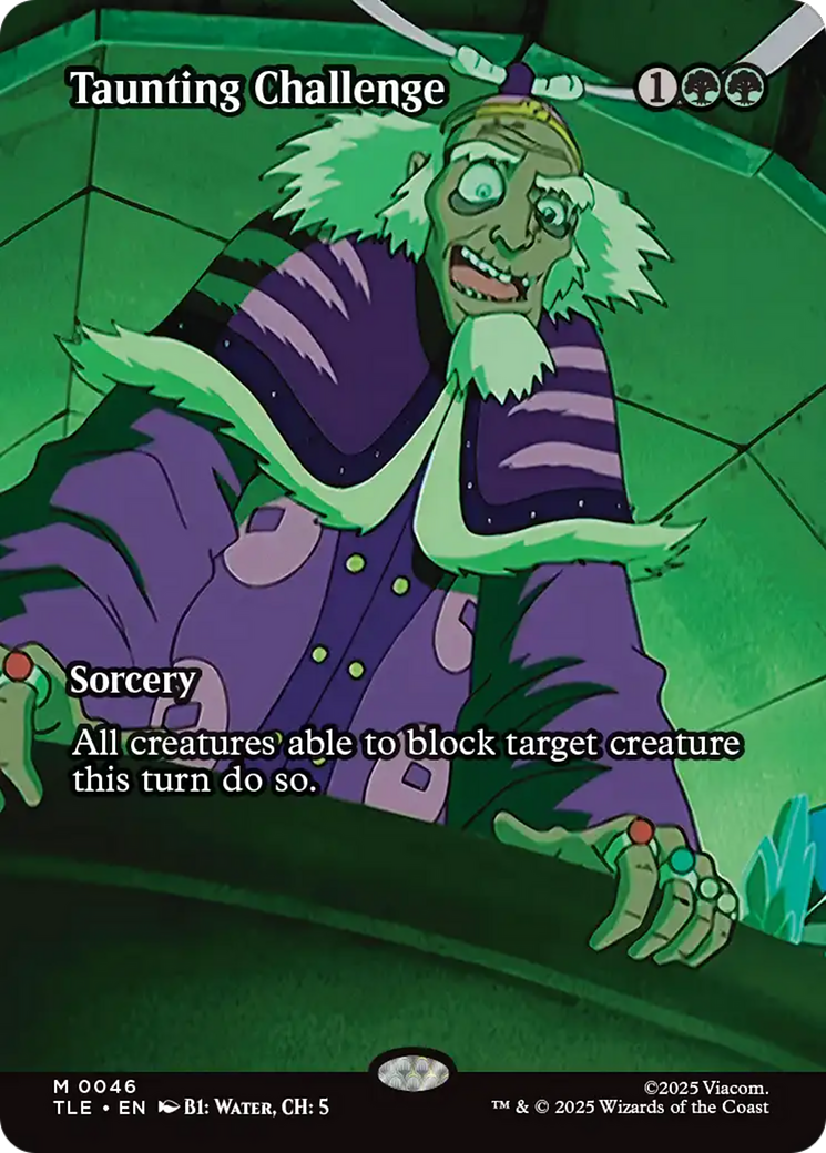 Taunting Challenge (Borderless) [Avatar: The Last Airbender: Eternal-Legal] | Boutique FDB TCG