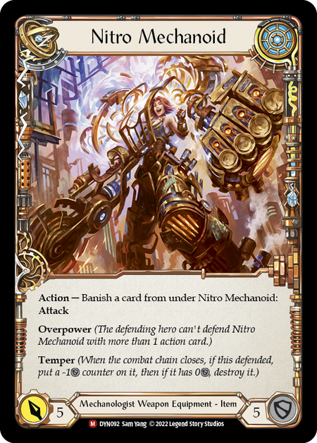 Construct Nitro Mechanoid // Nitro Mechanoid [DYN092] (Dynasty)  Cold Foil | Boutique FDB TCG