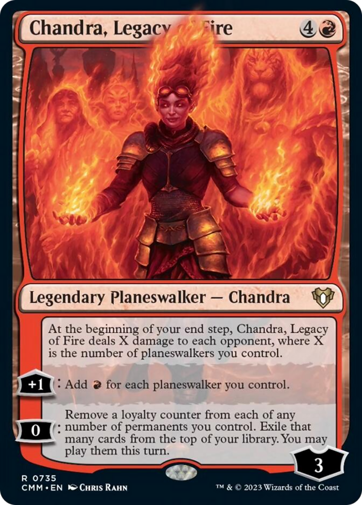 Chandra, Legacy of Fire [Commander Masters] | Boutique FDB TCG