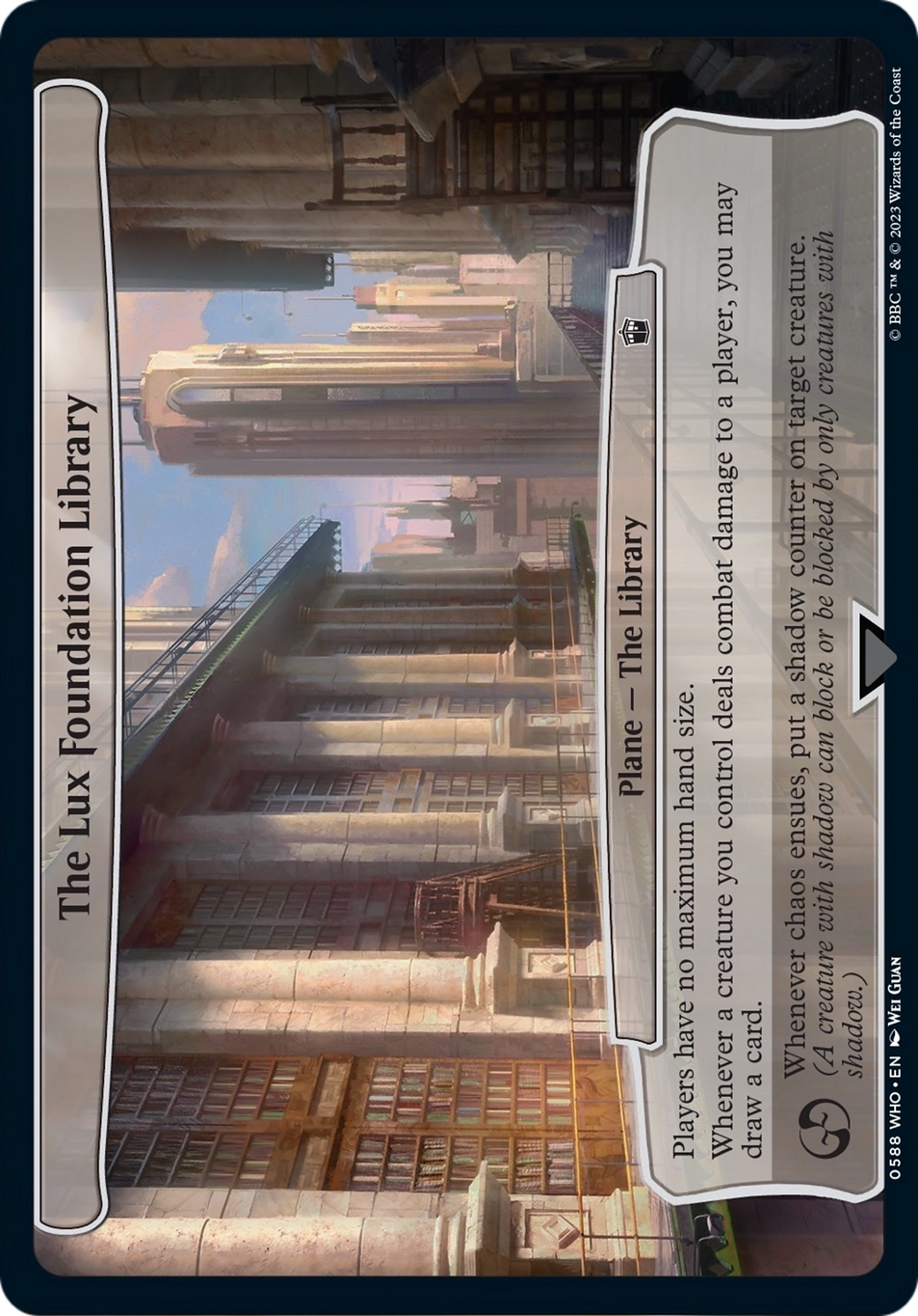 The Lux Foundation Library [Doctor Who] | Boutique FDB TCG