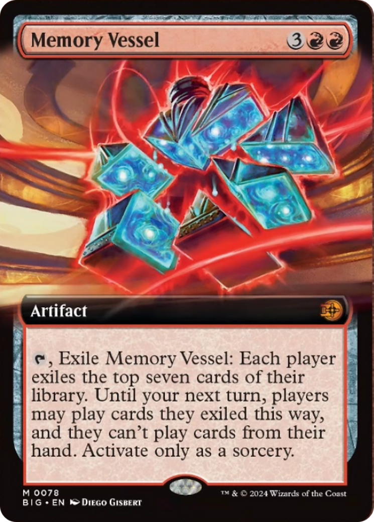 Memory Vessel (Extended Art) [Outlaws of Thunder Junction: The Big Score] | Boutique FDB TCG