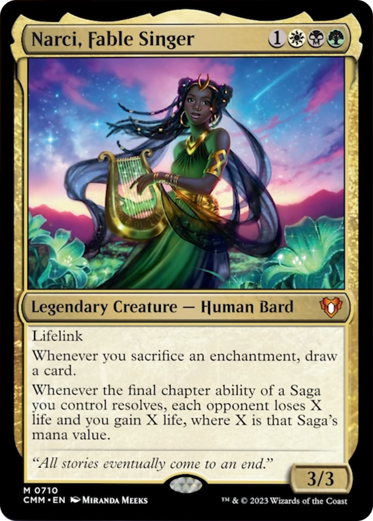 Narci, Fable Singer [Commander Masters] | Boutique FDB TCG