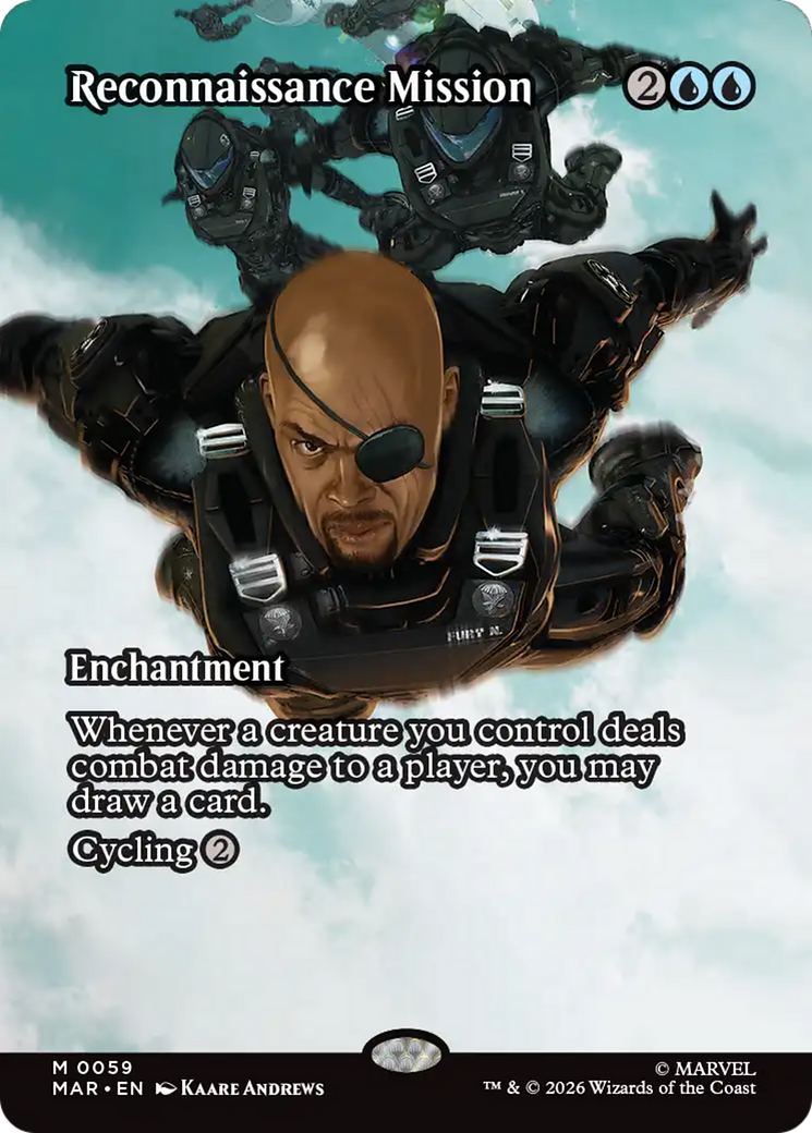 Reconnaissance Mission (Borderless) [Marvel Universe: Eternal-Legal] | Boutique FDB TCG