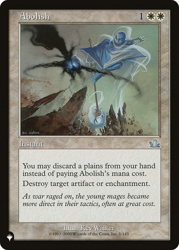 Abolish [The List] | Boutique FDB TCG