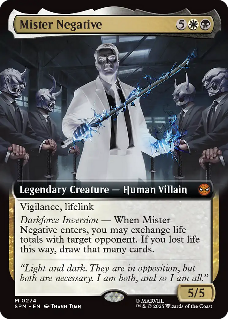 Mister Negative (Extended Art) [Marvel's Spider-Man] | Boutique FDB TCG