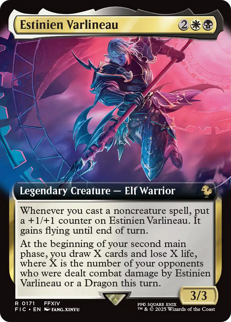 Estinien Varlineau (Extended Art) [FINAL FANTASY Commander] | Boutique FDB TCG