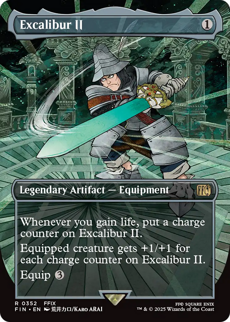 Excalibur II (Borderless) [FINAL FANTASY] | Boutique FDB TCG