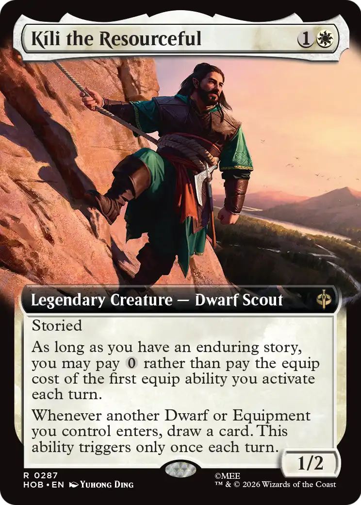 Kili the Resourceful (Extended Art) [The Hobbit] | Boutique FDB TCG
