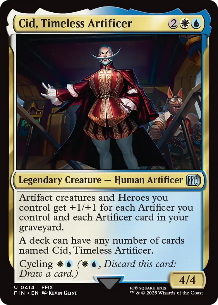 Cid, Timeless Artificer (0414) [FINAL FANTASY] | Boutique FDB TCG