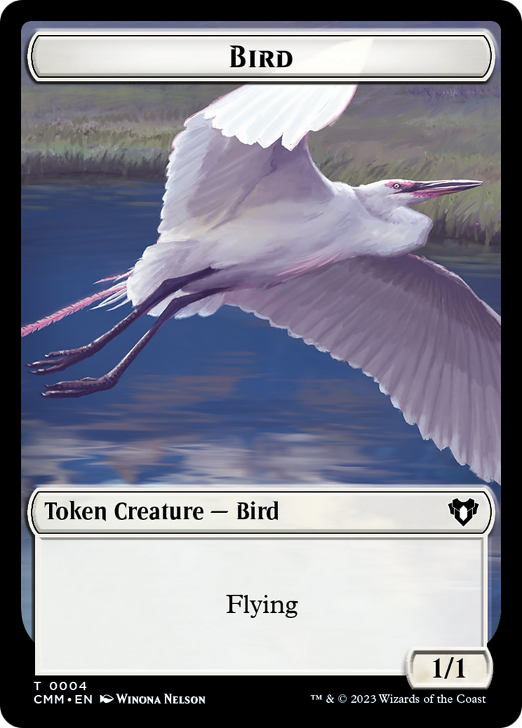 Bird Token [Commander Masters Tokens] | Boutique FDB TCG