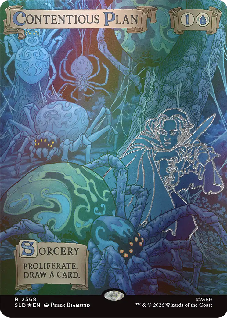 Contentious Plan (Out Of Sight Foil) [Secret Lair Drop Series] | Boutique FDB TCG