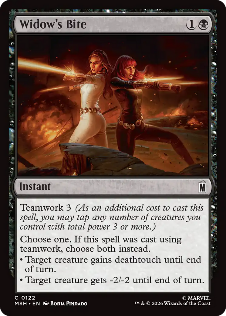 Widow's Bite [Marvel Super Heroes] | Boutique FDB TCG
