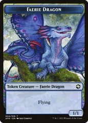 Wolf // Faerie Dragon Double-Sided Token [Dungeons & Dragons: Adventures in the Forgotten Realms Tokens] | Boutique FDB TCG