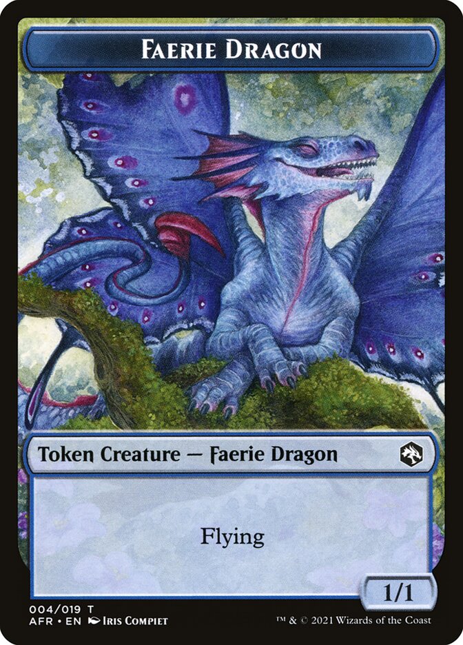 Devil // Faerie Dragon Double-Sided Token [Dungeons & Dragons: Adventures in the Forgotten Realms Tokens] | Boutique FDB TCG