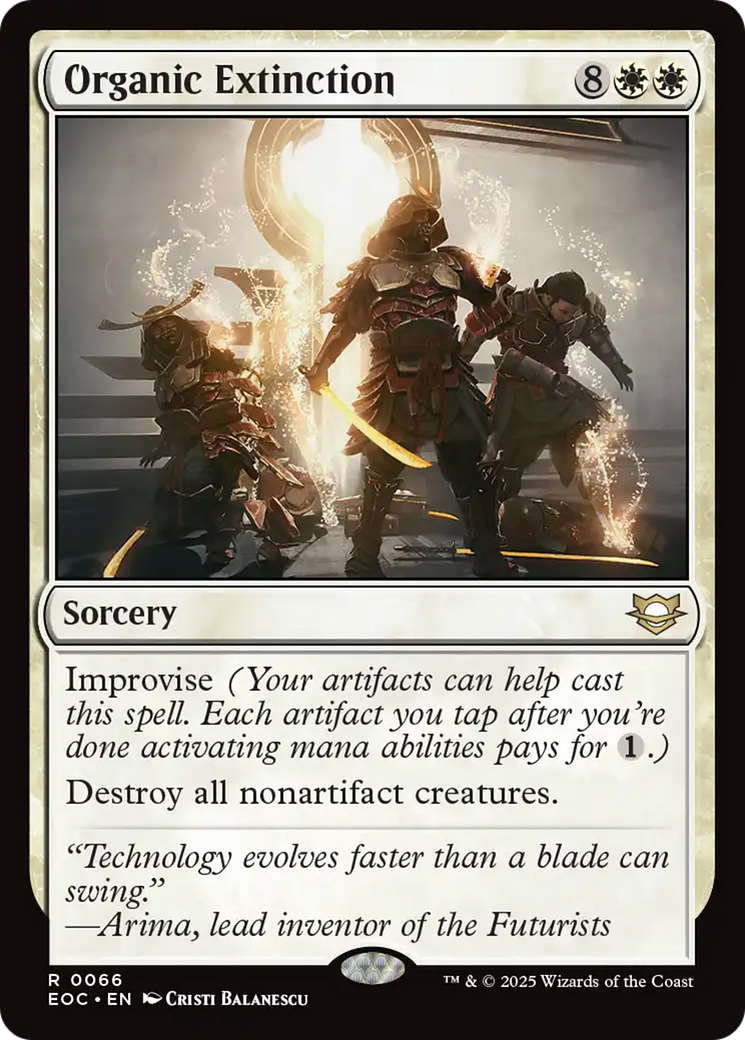 Organic Extinction [Edge of Eternities Commander] | Boutique FDB TCG