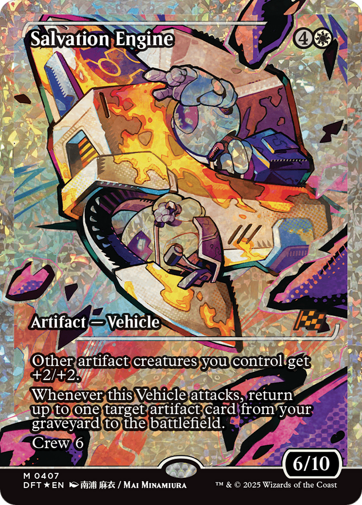 Salvation Engine (Showcase) (Fracture Foil) [Aetherdrift] | Boutique FDB TCG