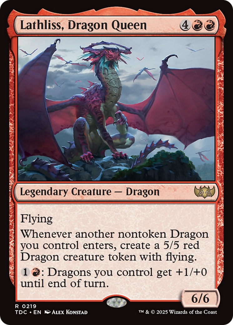 Lathliss, Dragon Queen [Tarkir: Dragonstorm Commander] | Boutique FDB TCG
