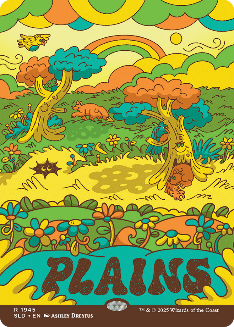 Plains (1945) (Rainbow Foil) [Secret Lair Drop Series] | Boutique FDB TCG