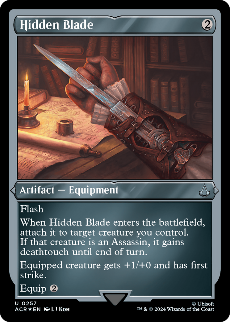 Hidden Blade (Foil Etched) [Assassin's Creed] | Boutique FDB TCG