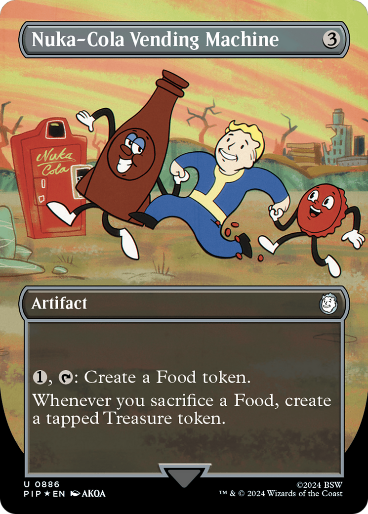 Nuka-Cola Vending Machine (Borderless) (Surge Foil) [Fallout] | Boutique FDB TCG