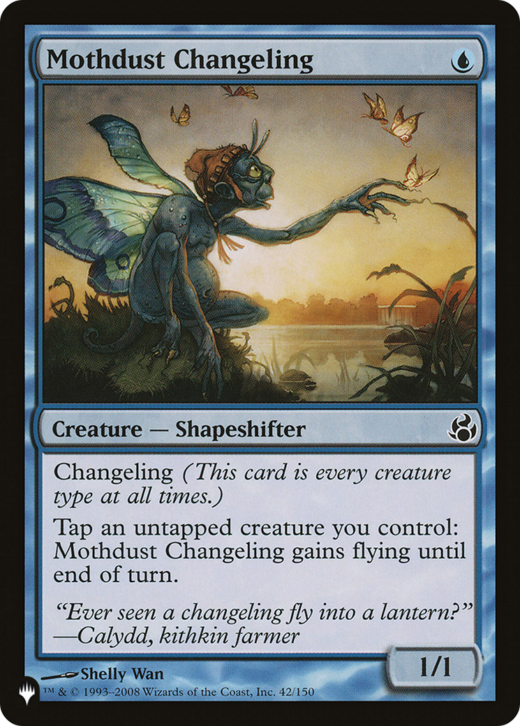 Mothdust Changeling [The List Reprints] | Boutique FDB TCG