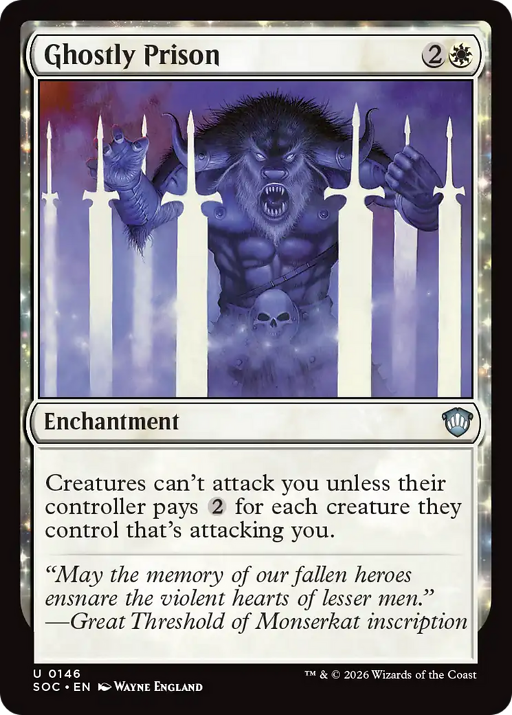 Ghostly Prison [Secrets of Strixhaven Commander] | Boutique FDB TCG