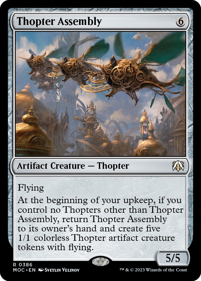 Thopter Assembly [March of the Machine Commander] | Boutique FDB TCG