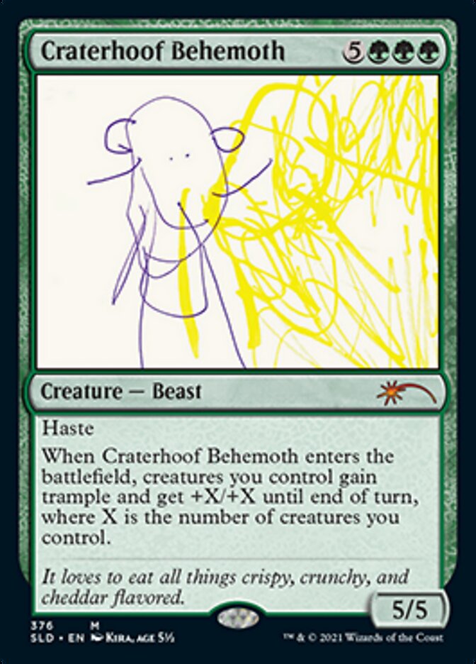 Craterhoof Behemoth (376) [Secret Lair Drop Series] | Boutique FDB TCG