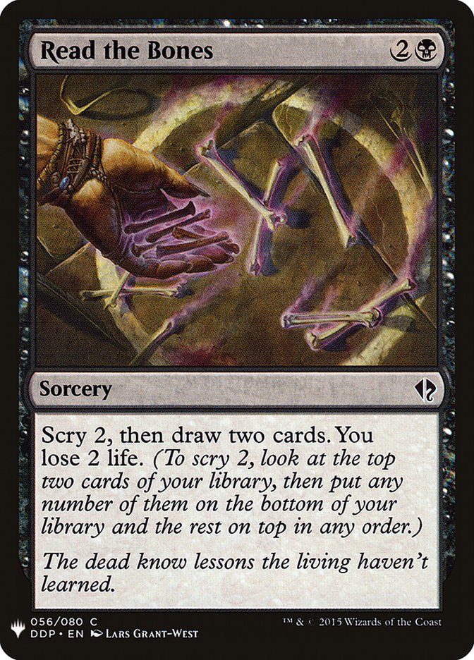 Read the Bones [Mystery Booster] | Boutique FDB TCG